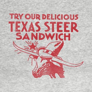 Texas Steer Sandwich T-Shirt